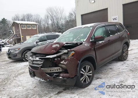 2018 Honda Pilot Ex-L из США, поврежденный, VIN 5FNYF6H50JB023818